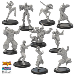 Complete Way of the Fighter Miniature Line Available!
